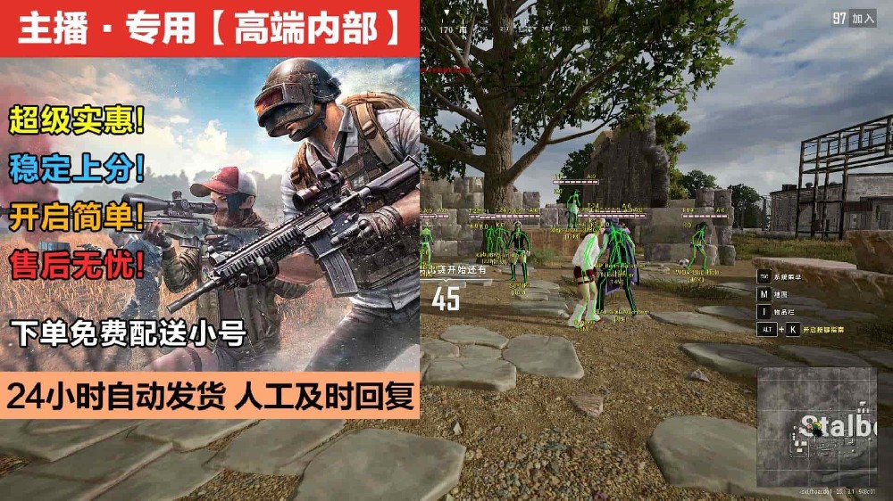 绝地求生/数据黑/排位号【开G必备】